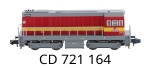 MTB Model NCD721164 - N - Diesellok 721 164, ČD, Ep. IV